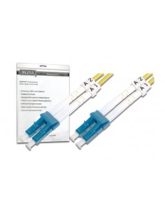Digitus DK-2933-10 cable de fibra optica 10 m LC Amarillo