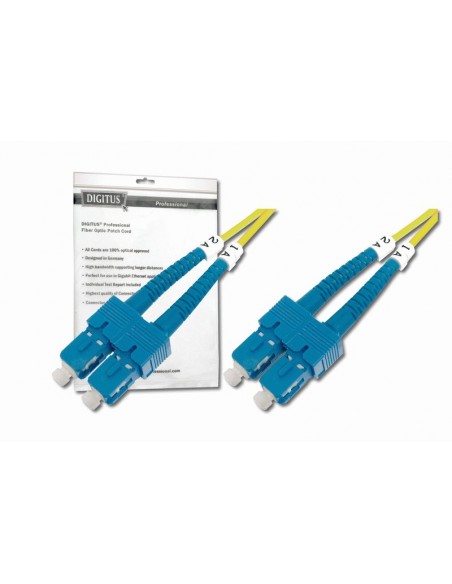 Digitus DK-2922-02 cable de fibra optica 2 m SC Amarillo