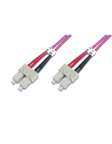 Digitus DK-2522-01-4 cable de fibra optica 1 m SC Púrpura