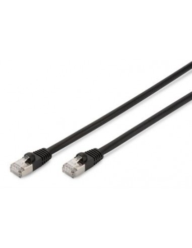 Digitus 2m Cat.6 S FTP cable de red Negro Cat6 S FTP (S-STP)