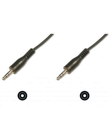 ASSMANN Electronic 3.5mm M M, 2.5 m cable de audio 2,5 m 3,5mm Negro