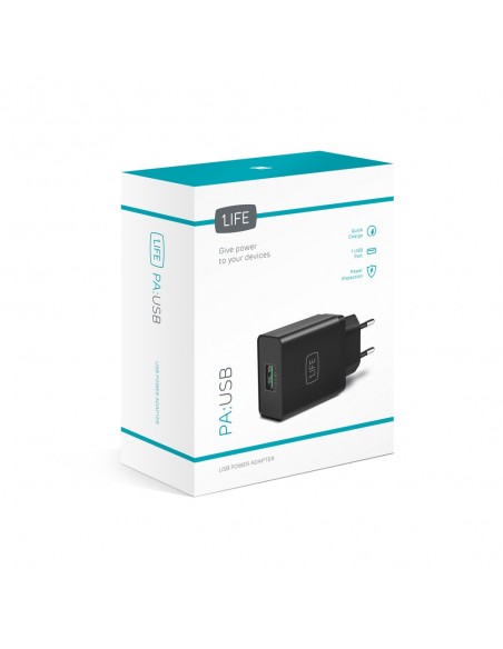 1Life pa usb Negro Interior