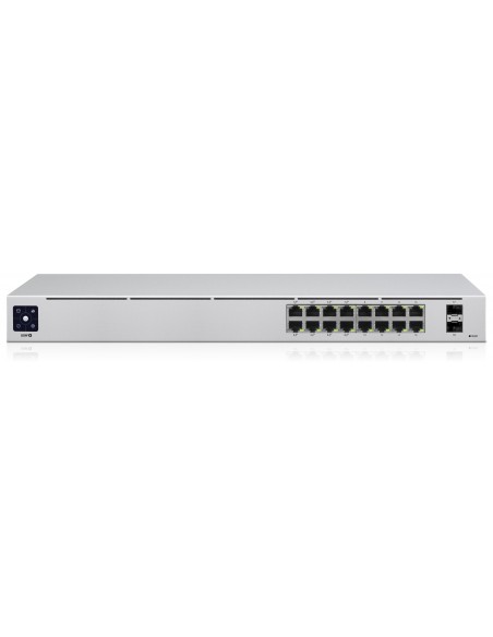 Ubiquiti Networks UniFi 16-Port PoE Gestionado L2 L3 Gigabit Ethernet (10 100 1000) Energía sobre Ethernet (PoE) 1U Plata