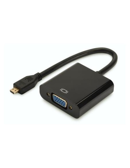 Digitus DA-70460 adaptador de cable de vídeo Negro