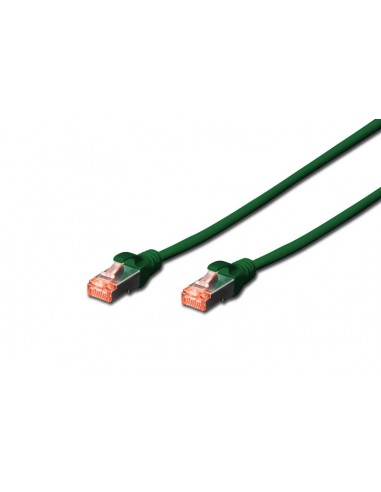 Digitus Professional cable de red Verde 0,25 m Cat6 S FTP (S-STP)