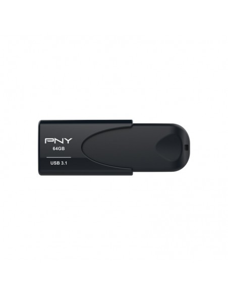 PNY Attaché 4 unidad flash USB 64 GB USB tipo A 3.2 Gen 1 (3.1 Gen 1) Negro