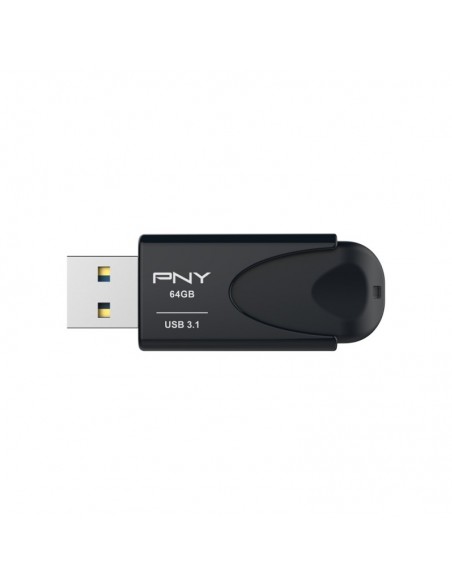 PNY Attaché 4 unidad flash USB 64 GB USB tipo A 3.2 Gen 1 (3.1 Gen 1) Negro