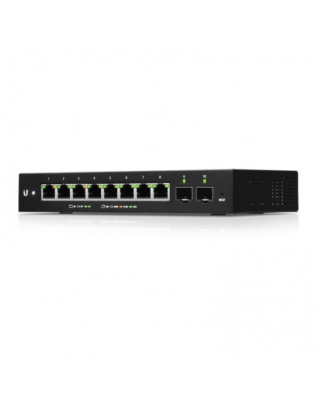Ubiquiti Networks EdgeSwitch 10XP Gestionado L2 Gigabit Ethernet (10 100 1000) Energía sobre Ethernet (PoE) Negro