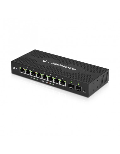 Ubiquiti Networks EdgeSwitch 10XP Gestionado L2 Gigabit Ethernet (10 100 1000) Energía sobre Ethernet (PoE) Negro