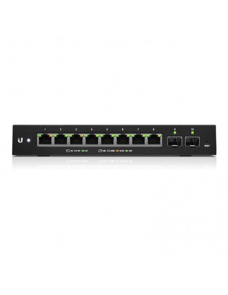 Ubiquiti Networks EdgeSwitch 10XP Gestionado L2 Gigabit Ethernet (10 100 1000) Energía sobre Ethernet (PoE) Negro