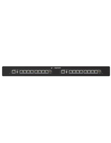 Ubiquiti Networks EdgeSwitch 16XP Gestionado Gigabit Ethernet (10 100 1000) Energía sobre Ethernet (PoE) 1U Negro