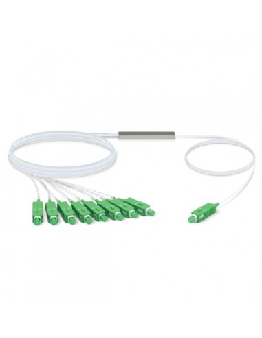 Ubiquiti Networks UF-SPLITTER-8 cable de fibra optica 4,06 m SC APC 8x SC APC Blanco