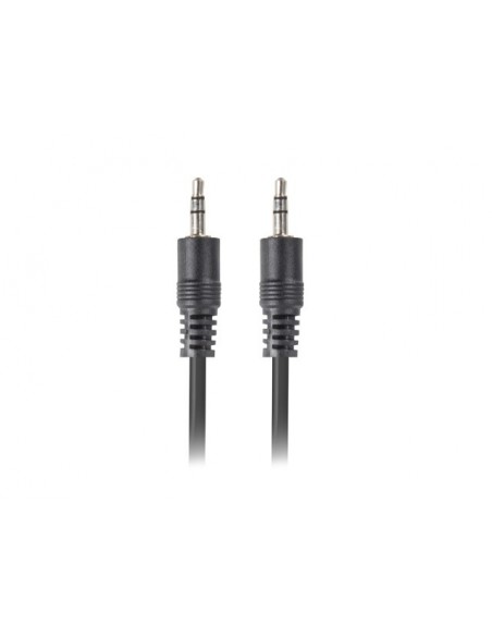 Lanberg CA-MJMJ-10CC-0100-BK cable de audio 10 m 3,5mm Negro