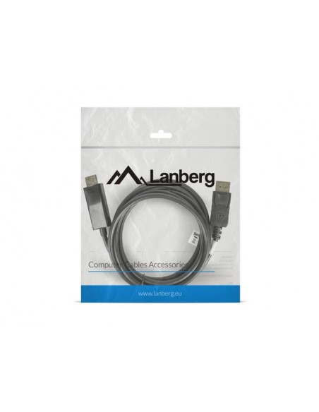 Lanberg CA-DPHD-10CC-0018-BK cable DisplayPort 1,8 m HDMI Negro