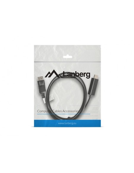 Lanberg CA-DPHD-10CC-0010-BK cable DisplayPort 1 m HDMI Negro