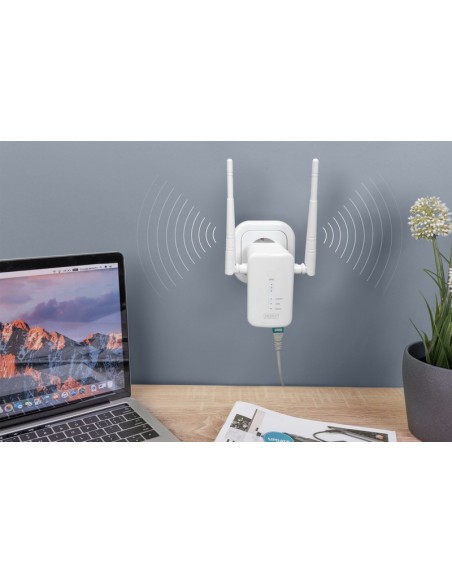 Digitus DN-7071 router inalámbrico Gigabit Ethernet Doble banda (2,4 GHz   5 GHz) Blanco