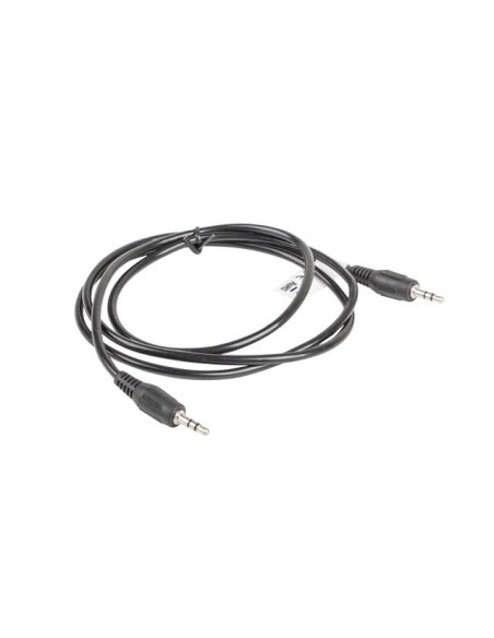 Lanberg CA-MJMJ-10CC-0012-BK cable de audio 1,2 m 3,5mm Negro