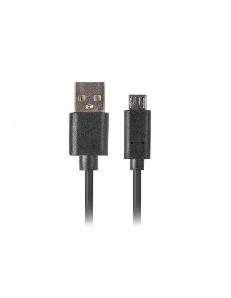 Lanberg CA-USBM-20CU-0018-BK cable USB 1,8 m USB 2.0 Micro-USB A USB C Negro