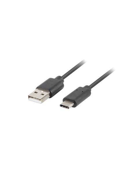 Lanberg CA-USBO-20CU-0010-BK cable USB 1 m USB 2.0 USB A USB C Negro