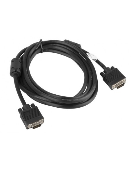 Lanberg CA-VGAC-10CC-0030-B cable VGA 3 m VGA (D-Sub) Negro