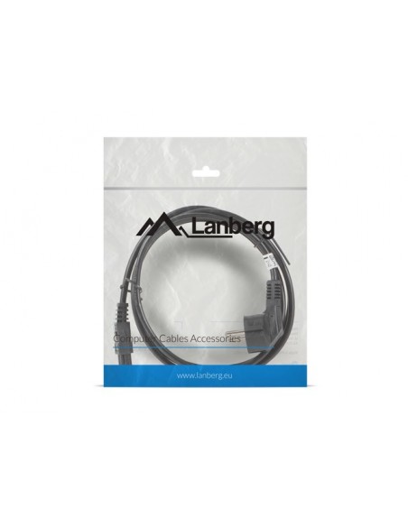 Lanberg CA-C5CA-11CC-0018-BK cable de transmisión Negro 1,8 m CEE7 7 C5 acoplador