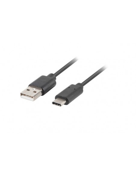Lanberg CA-USBO-20CU-0005-BK cable USB 0,5 m USB 2.0 USB C USB A Negro
