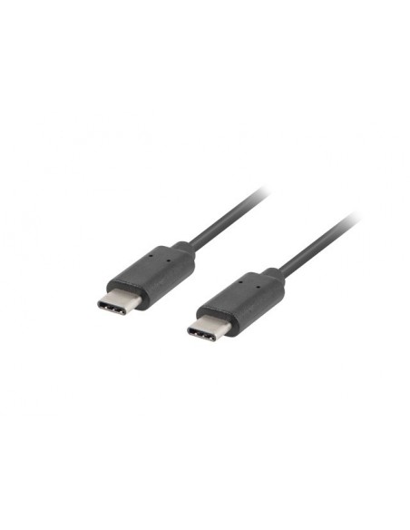 Lanberg CA-CMCM-10CU-0010-BK cable USB 1 m USB 2.0 USB C Negro
