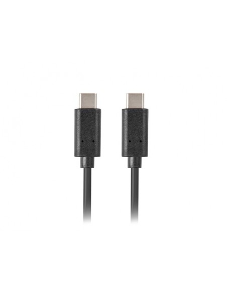 Lanberg CA-CMCM-10CU-0010-BK cable USB 1 m USB 2.0 USB C Negro