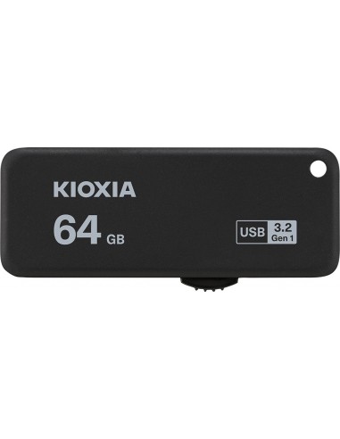 Kioxia TransMemory U365 unidad flash USB 64 GB USB tipo A 3.2 Gen 1 (3.1 Gen 1) Negro