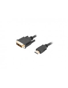 Lanberg CA-HDDV-10CC-0018-BK adaptador de cable de vídeo 1,8 m HDMI tipo A (Estándar) DVI-D Negro