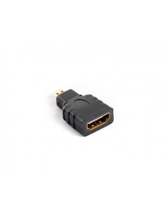 Lanberg AD-0015-BK cambiador de género para cable HDMI Micro HDMI Negro