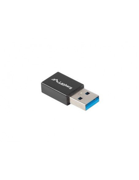 Lanberg AD-UC-UA-01 cambiador de género para cable USB 3.0 Type A USB 3.0 Type C Negro