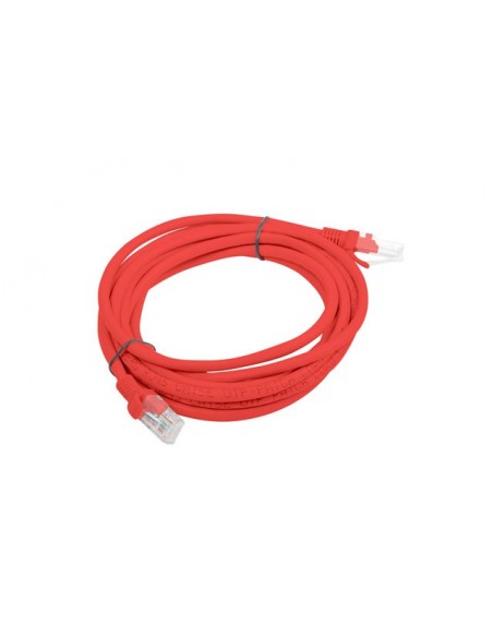 Lanberg PCU5-10CC-0300-R cable de red Rojo 3 m Cat5e U UTP (UTP)