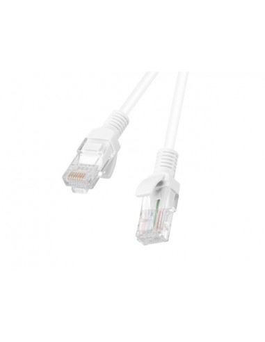 Lanberg PCU5-10CC-0300-W cable de red Blanco 3 m Cat5e U UTP (UTP)