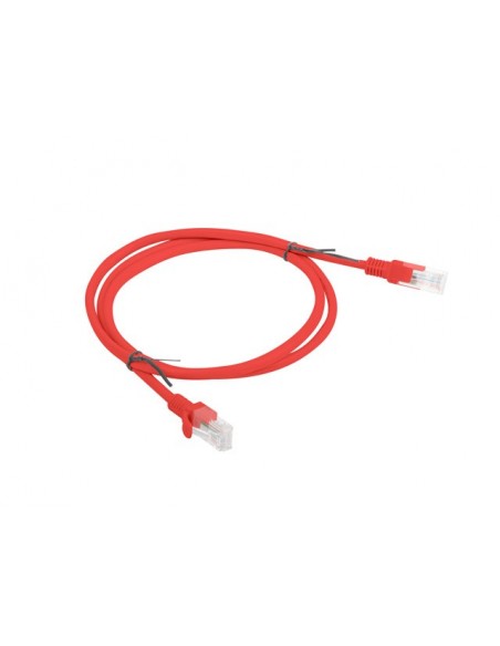 Lanberg PCU5-10CC-0100-R cable de red Rojo 1 m Cat5e U UTP (UTP)
