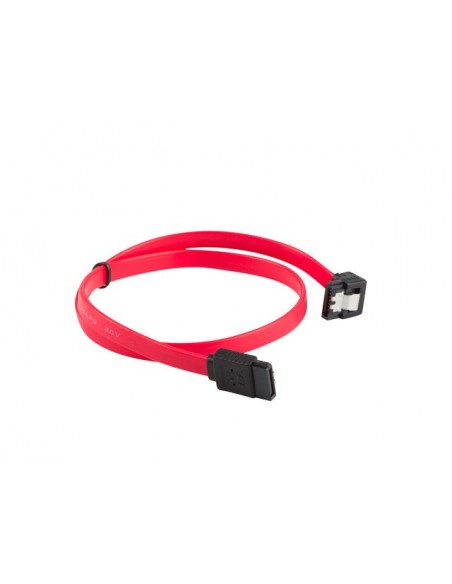 Lanberg CA-SASA-13CC-0030-R cable de SATA 0,3 m SATA 7-pin Rojo