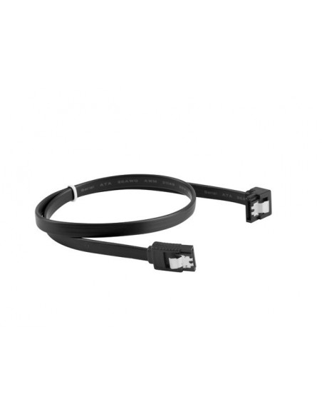 Lanberg CA-SASA-13CU-0050-BK cable de SATA 0,5 m SATA 7-pin Negro