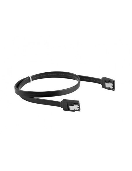 Lanberg CA-SASA-14CU-0050-BK cable de SATA 0,5 m SATA 7-pin Negro