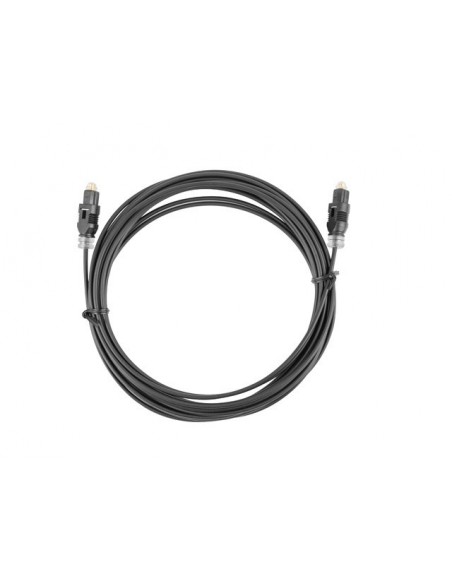Lanberg CA-TOSL-10CC-0010-BK cable de fibra optica 1 m TOSLINK Negro