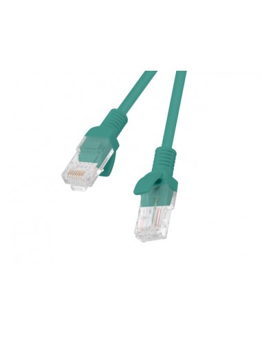 Lanberg PCU5-10CC-0025-G cable de red Verde 0,25 m Cat5e U UTP (UTP)