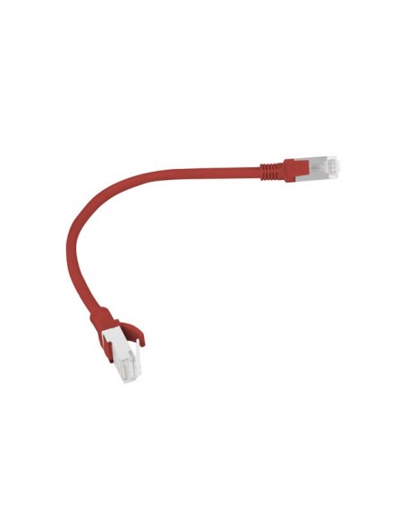 Lanberg PCU5-10CC-0025-R cable de red Rojo 0,25 m Cat5e U UTP (UTP)
