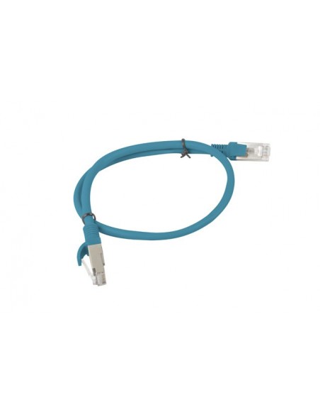 Lanberg PCU5-10CC-0050-B cable de red Azul 0,5 m Cat5e U UTP (UTP)