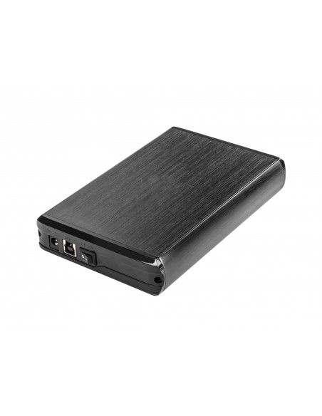 NATEC NKZ-0448 caja para disco duro externo Caja de disco duro (HDD) Negro 3.5"