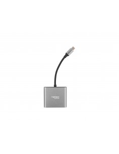 NATEC Fowler Mini USB 2.0 Type-C 5000 Mbit s Gris