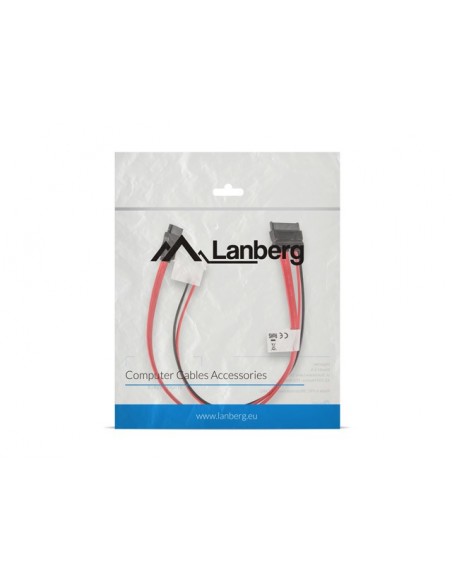 Lanberg CA-SASL-10CU-0035-R cable de alimentación interna 0,35 m