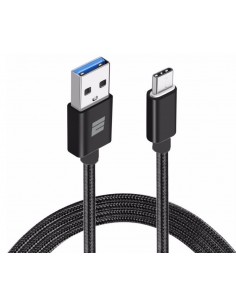 Eightt ECT-3B cable USB 1 m USB 3.2 Gen 1 (3.1 Gen 1) USB A USB C Negro