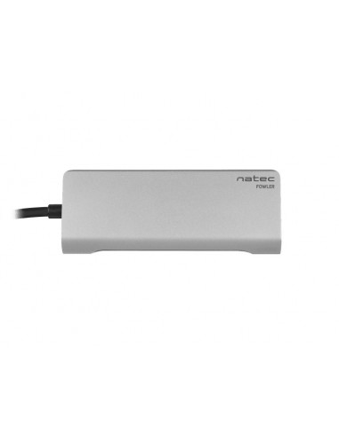 NATEC Fowler USB 2.0 Type-C 5000 Mbit s Negro, Gris