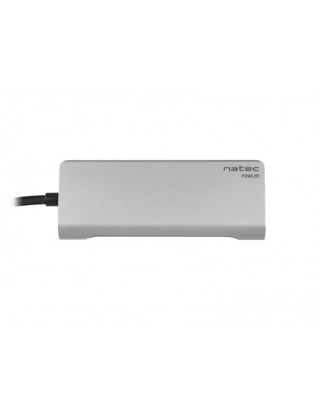 NATEC Fowler USB 2.0 Type-C 5000 Mbit s Negro, Gris