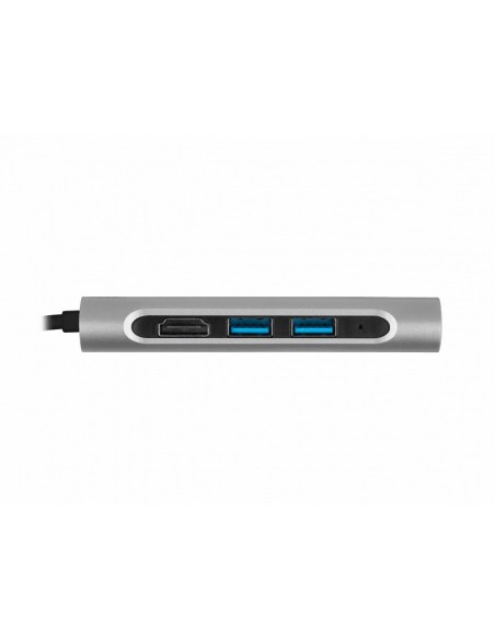 NATEC Fowler USB 2.0 Type-C 5000 Mbit s Negro, Gris