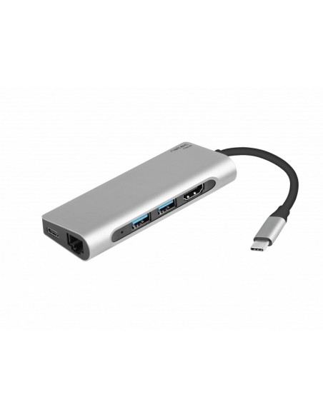 NATEC Fowler USB 2.0 Type-C 5000 Mbit s Negro, Gris